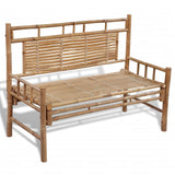 NNEVL Garden Bench 120 cm Bamboo