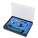 NNEVL Airbrush Set with Glass Jar 0.2 / 0.3 / 0.5 mm Nozzles