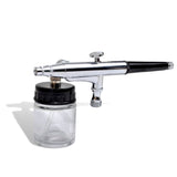 NNEVL Airbrush Set with Glass Jar 0.2 / 0.3 / 0.5 mm Nozzles