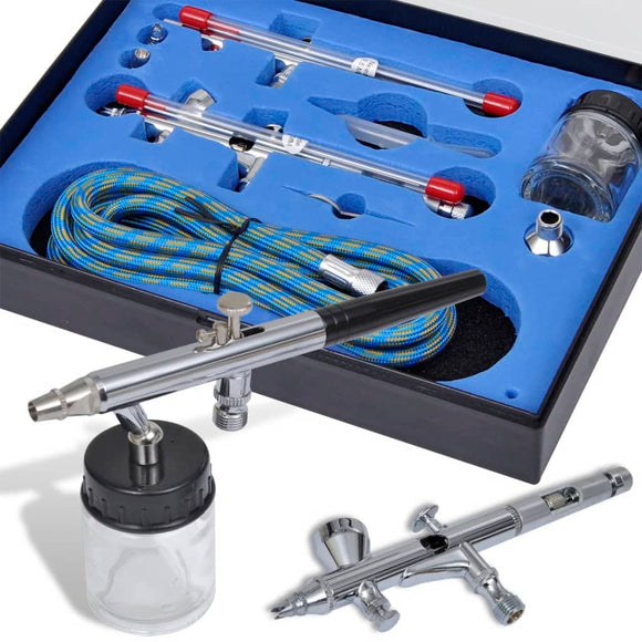 NNEVL Airbrush Set with 2 Spray Guns