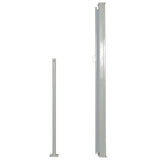 NNEVL Patio Retractable Side Awning 160 x 300 cm Grey