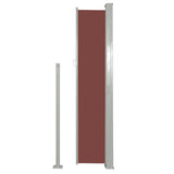 NNEVL Patio Retractable Side Awning 160 x 300 cm Brown