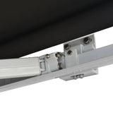 NNEVL Aluminium Awning Frame 3 x 2.5 m Manually-operated