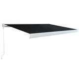 NNEVL Aluminium Awning Frame 3 x 2.5 m Manually-operated