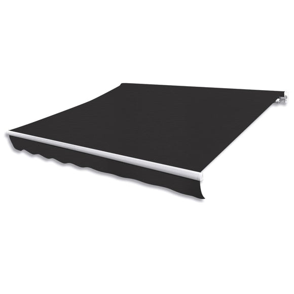 NNEVL Aluminium Awning Frame 4 x 3 m Automatic Roll-back