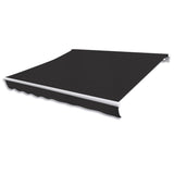NNEVL Aluminium Awning Frame 4 x 3 m Automatic Roll-back