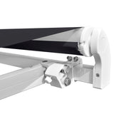 NNEVL Aluminium Awning Frame 4 x 3 m Automatic Roll-back