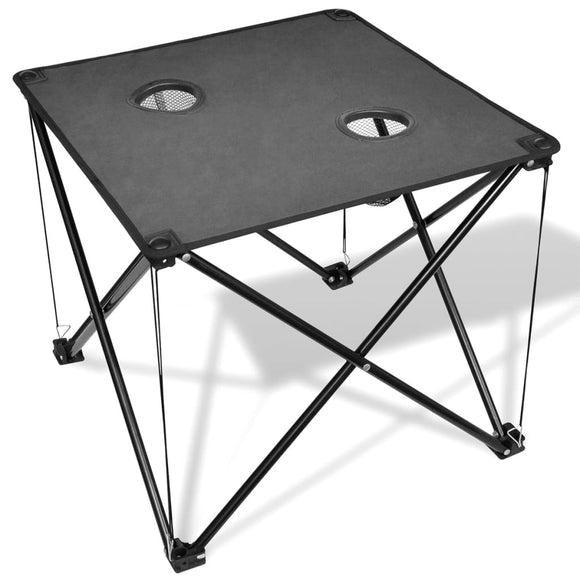 NNEVL Foldable Camping Table Grey