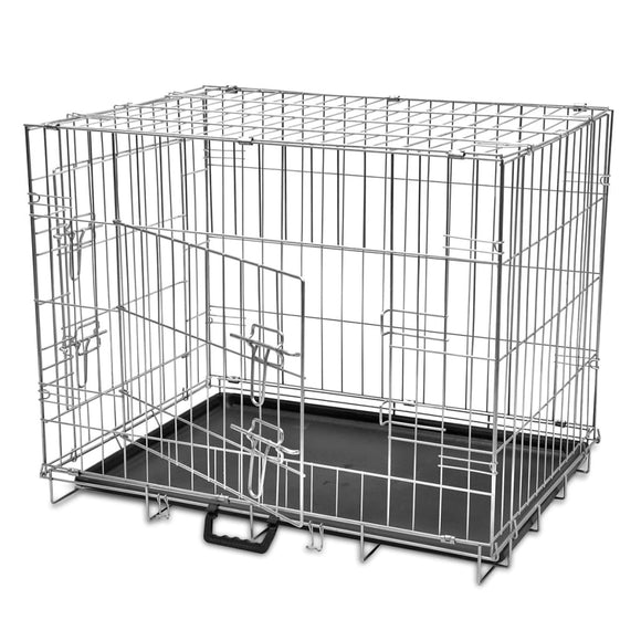 NNEVL Foldable Metal Dog Bench M