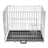 NNEVL Foldable Metal Dog Bench M