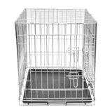 NNEVL Foldable Metal Dog Bench M