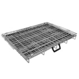 NNEVL Foldable Metal Dog Bench M
