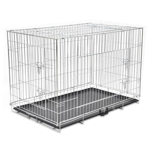 NNEVL Foldable Metal Dog Bench XXL