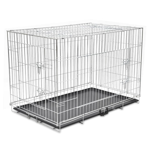NNEVL Foldable Metal Dog Bench XXL
