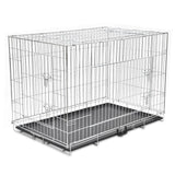 NNEVL Foldable Metal Dog Bench XXL