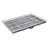 NNEVL Foldable Metal Dog Bench XXL
