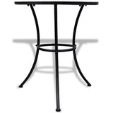 NNEVL Bistro Table Blue and White 60 cm Mosaic