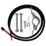 NNEVL Aluminium Motorised Jockey Wheel Trailer Mover 12 V 350 W