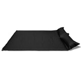 NNEVL Black Self-inflating Sleeping Mat 190x130x5 cm (Double)