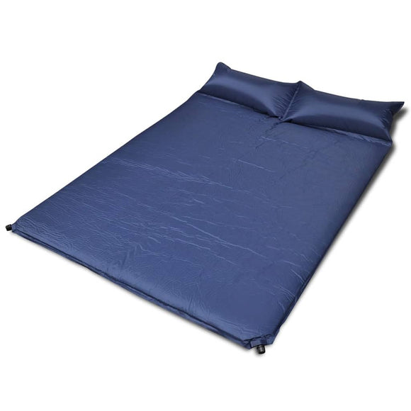 NNEVL Blue Self-inflating Sleeping Mat 190x130x5 cm (Double)