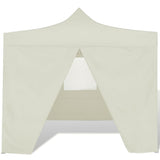NNEVL Cream Foldable Tent 3 x 3 m with 4 Walls