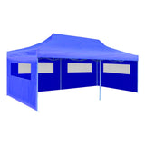 NNEVL Blue Foldable Pop-up Party Tent 3 x 6 m