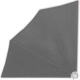 NNEVL Collapsible Balcony Side Awning Grey 140x140 cm
