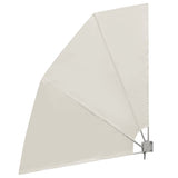 NNEVL Collapsible Balcony Side Awning Cream 210x210 cm