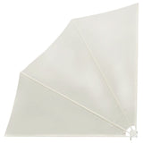 NNEVL Collapsible Balcony Side Awning Cream 140x140 cm