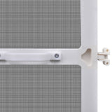 NNEVL White Hinged Insect Screen for Doors 100 x 215 cm
