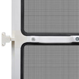 NNEVL White Hinged Insect Screen for Doors 100 x 215 cm