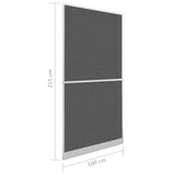 NNEVL White Hinged Insect Screen for Doors 100 x 215 cm