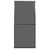 NNEVL Brown Hinged Insect Screen for Doors 100 x 215 cm