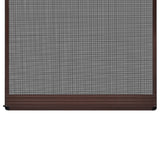 NNEVL Brown Hinged Insect Screen for Doors 100 x 215 cm