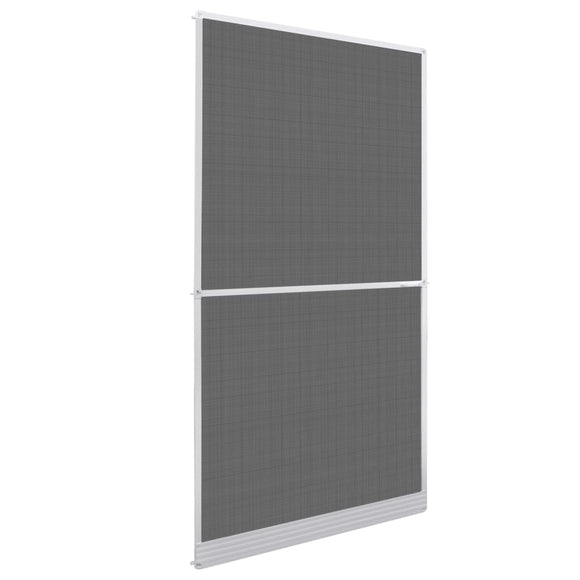 NNEVL White Hinged Insect Screen for Doors 120 x 240 cm