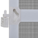 NNEVL White Hinged Insect Screen for Doors 120 x 240 cm