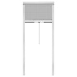 NNEVL White Roll Down Insect Screen for Windows 60 x 150 cm