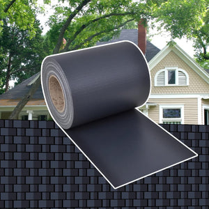 NNEVL Garden Privacy Screen PVC 70x0.19 m Dark Grey