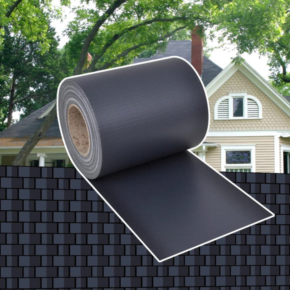 NNEVL Garden Privacy Screen PVC 70x0.19 m Dark Grey