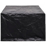 NNEVL Garden Furniture Cover 4 Person Poly Rattan Set 8 Eyelets 113 x 113cm