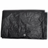 NNEVL Garden Furniture Cover 4 Person Poly Rattan Set 8 Eyelets 113 x 113cm