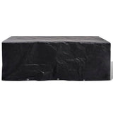NNEVL Garden Furniture Cover 8 Person Poly Rattan Set 10 Eyelets 229 x 113cm
