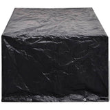 NNEVL Garden Furniture Cover 4 Person Poly Rattan Set 8 Eyelets 180 x 140cm