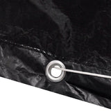 NNEVL Garden Furniture Cover 4 Person Poly Rattan Set 8 Eyelets 180 x 140cm