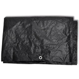 NNEVL Garden Furniture Cover 8 Person Poly Rattan Set 10 Eyelets 300 x 140cm