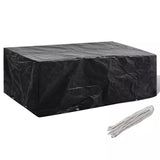 NNEVL Garden Furniture Cover 8 Eyelets 200 x 160 x 70 cm