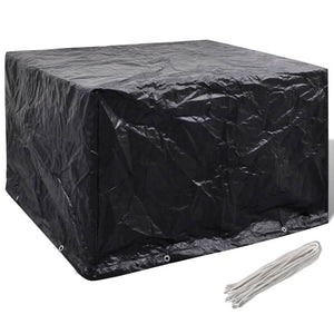 NNEVL Garden Furniture Cover 8 Eyelets 135 x 135 x 90 cm