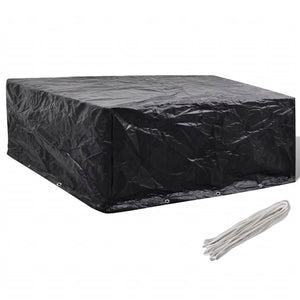 NNEVL Garden Furniture Cover 10 Eyelets 260 x 260 x 90 cm