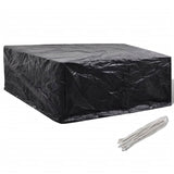 NNEVL Garden Furniture Cover 10 Eyelets 260 x 260 x 90 cm