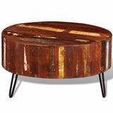 NNEVL Coffee Table Solid Reclaimed Wood Round